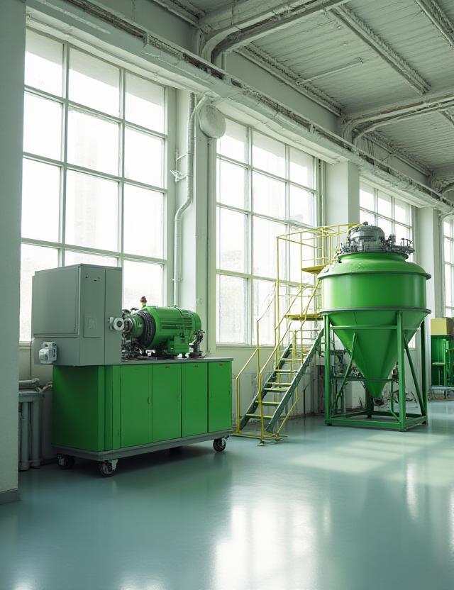 Impianto di trasformazione della plastica in materiali edili