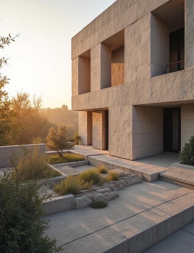 Costruzioni sostenibili in plastica riciclata